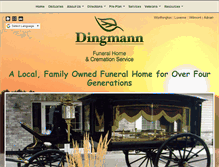 Tablet Screenshot of dingmannandsons.com